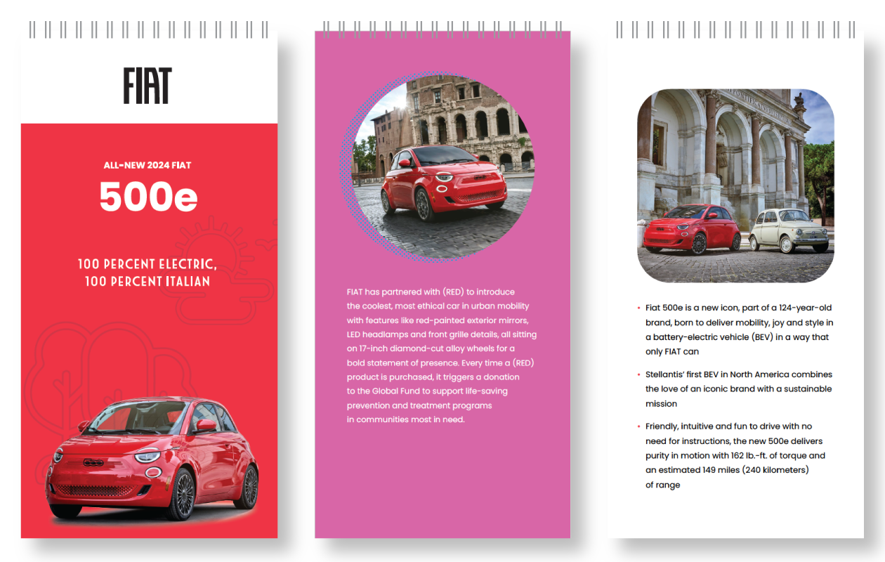 Fiat 500e Notebook